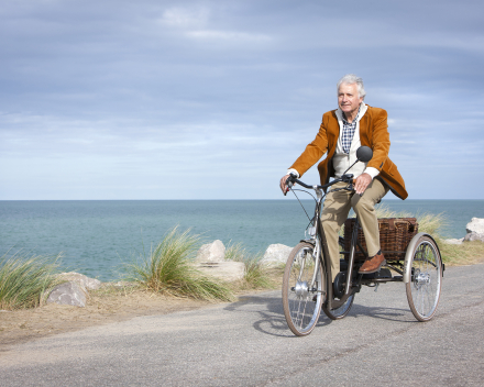 Driewieler Vintage fiets met retrolook