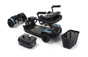 one scootmobiel volledig uiteenneembaar